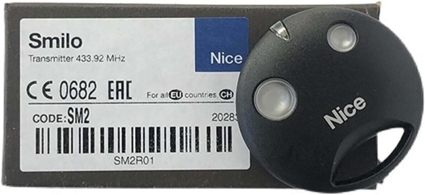 Nice Smile Otomatik Kapı Uzaktan Kumanda Siyah