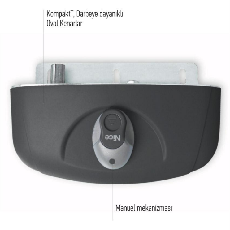 Nice HYPPO 7100 Akardiyon Garaj Kapısı Motoru (Tek Motor)